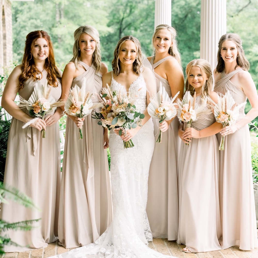 Kennedy Blue Elena Latte Size 2 Bridesmaid gown